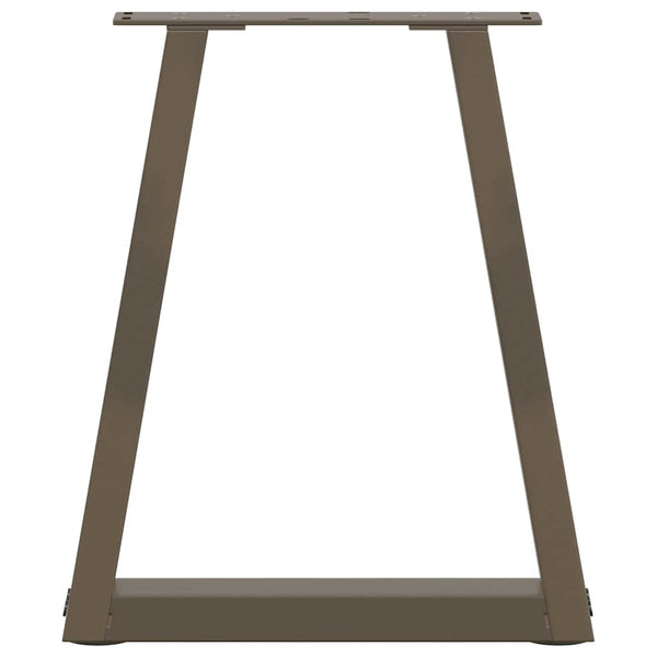 V-Form Couchtischbeine, 38 cm Stahl