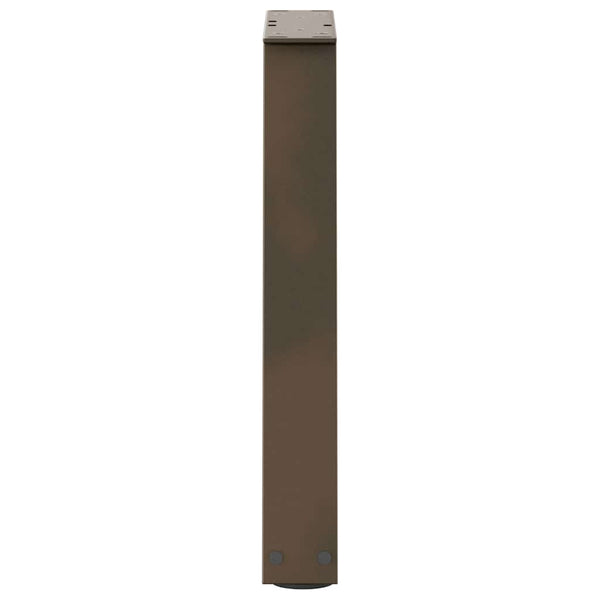 V-Form Couchtischbeine, 38 cm Stahl