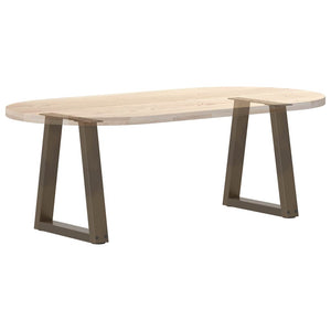 V-Form Couchtischbeine, 38 cm Stahl