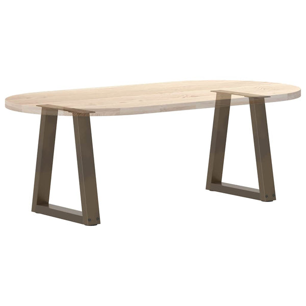 V-Form Couchtischbeine, 38 cm Stahl