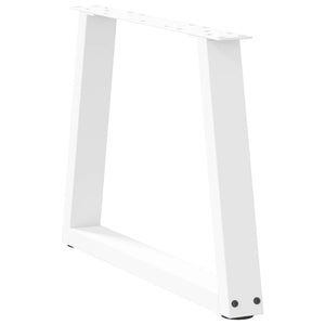 V-Form Couchtischbeine, Weiß, 50 cm, 2er-Set