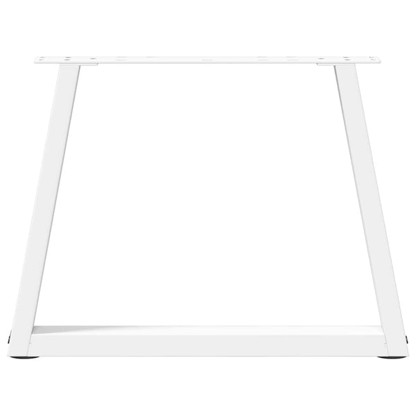 V-Form Couchtischbeine, Weiß, 50 cm, 2er-Set