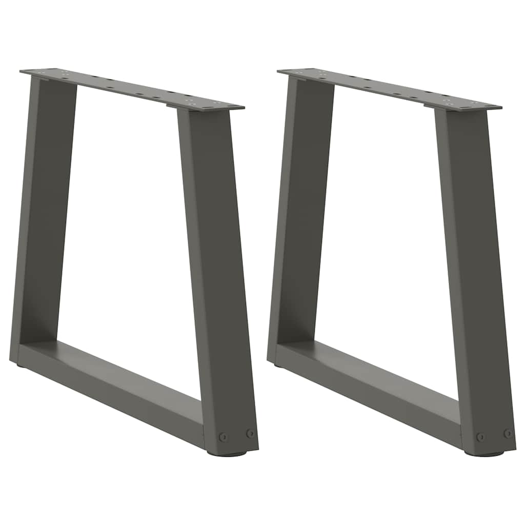 Couchtischbeine V-Form Anthrazit 50cm