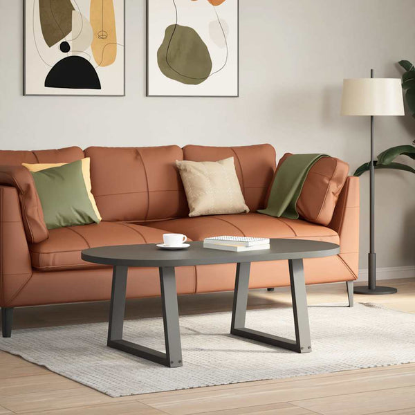 Couchtischbeine V-Form Anthrazit 50cm