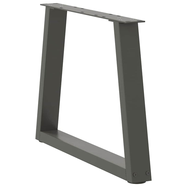 Couchtischbeine V-Form Anthrazit 50cm