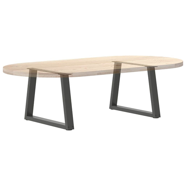 Couchtischbeine V-Form Anthrazit 50cm