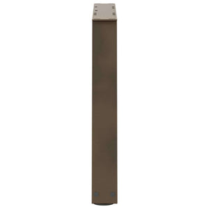 vidaXL Pieds de table basse en forme de V 2 pcs Acier brut 50x(42-43,3) cm Acier