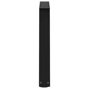 Couchtischbeine V-Form Schwarz 60cm Stahl