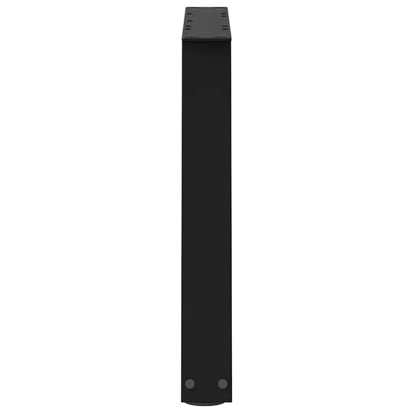 Couchtischbeine V-Form Schwarz 60cm Stahl