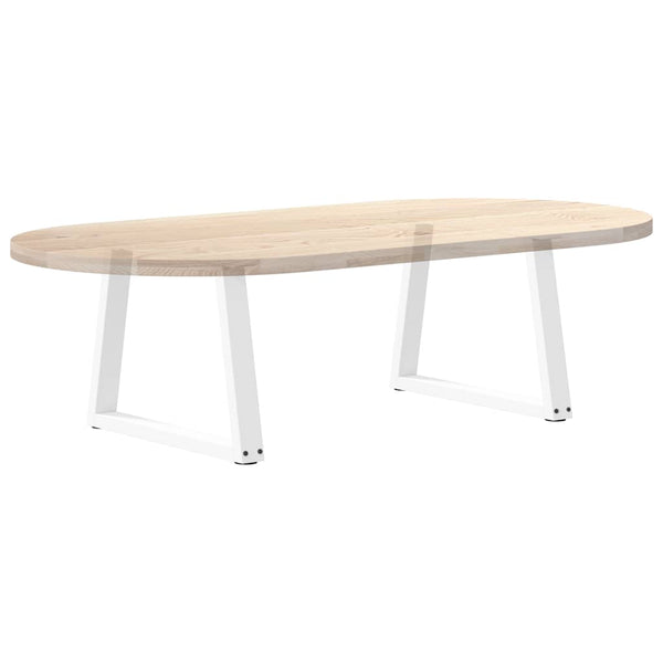 V-Form Couchtischbeine, 60 cm, Weiß, 2er-Set