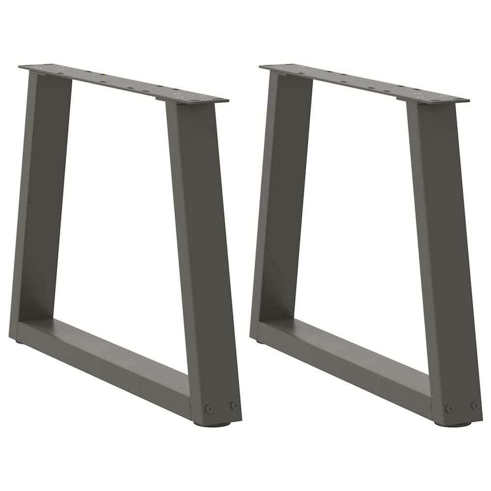 Anthrazit Couchtischbeine V-Form, 60 cm