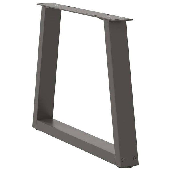 Anthrazit Couchtischbeine V-Form, 60 cm