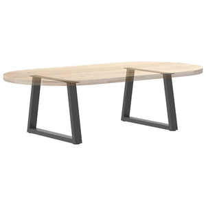 Anthrazit Couchtischbeine V-Form, 60 cm