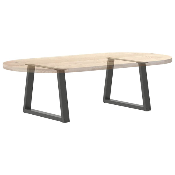 Anthrazit Couchtischbeine V-Form, 60 cm