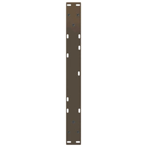 V-Form Couchtischbeine, Stahl Natur, 60cm, 2er Set