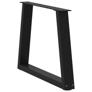 Couchtischbeine V-Form Schwarz, 2er-Set