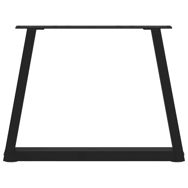 Couchtischbeine V-Form Schwarz, 2er-Set
