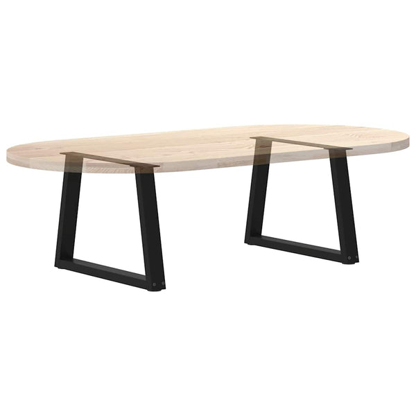 Couchtischbeine V-Form Schwarz, 2er-Set