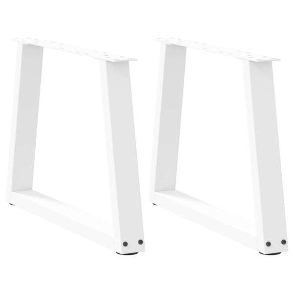 Weiße V-Form Couchtischbeine, 70 cm, 2er Set