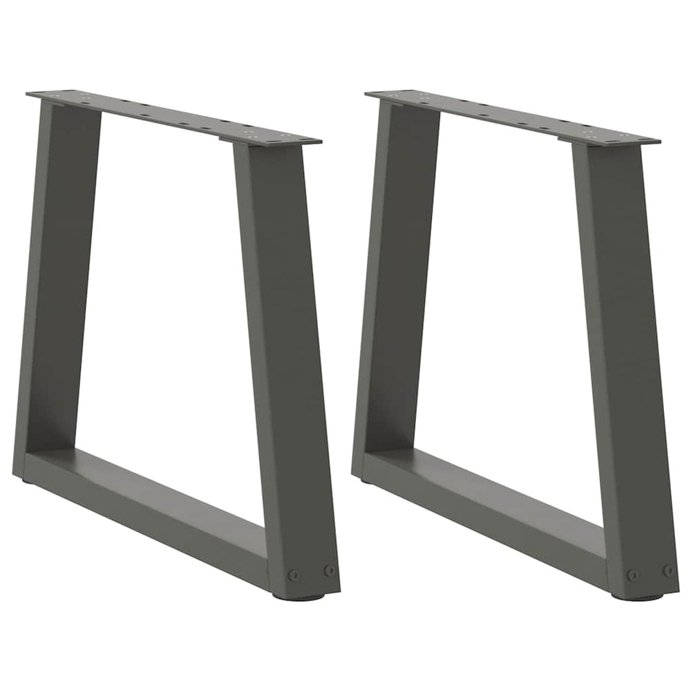 Couchtischbeine V-Form Anthrazit, 70 cm, 2er-Set