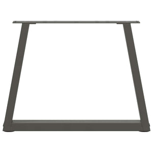 Couchtischbeine V-Form Anthrazit, 70 cm, 2er-Set
