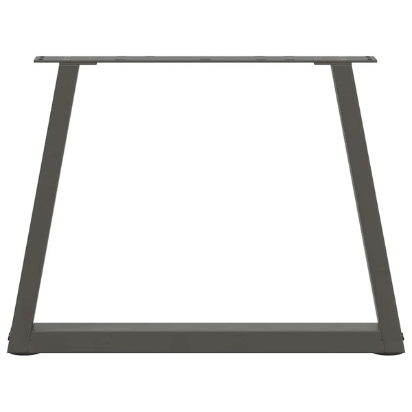 Couchtischbeine V-Form Anthrazit, 70 cm, 2er-Set