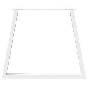V-Form Tischbeine, 70 cm, Weiß, 2er Set