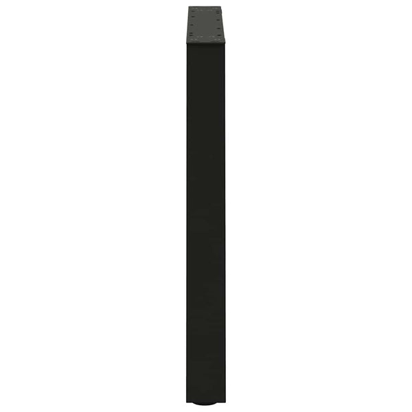 V-Form Tischbeine, Schwarz, 80 cm, 2er-Set