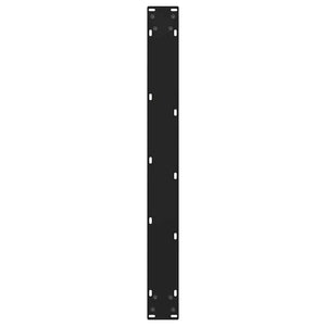 V-Form Tischbeine, Schwarz, 80 cm, 2er-Set