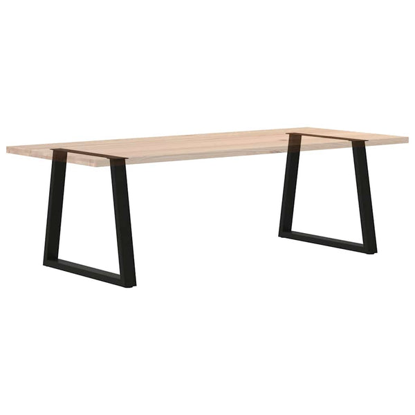 V-Form Tischbeine, Schwarz, 80 cm, 2er-Set