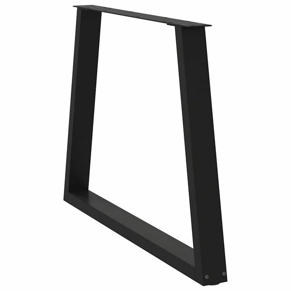V-Form Tischbeine, Schwarz, 90cm, 2er Set