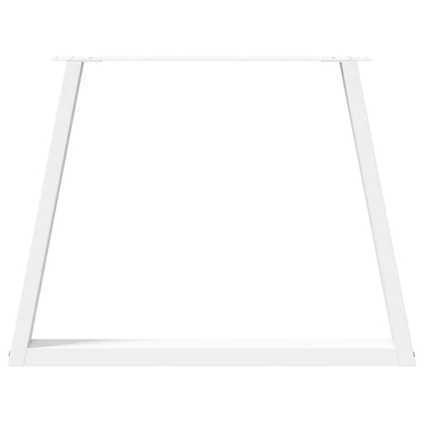 V-Form Tischbeine, 90 cm, Weiß, 2er Set