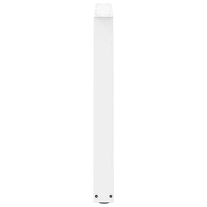 V-Form Tischbeine, 90 cm, Weiß, 2er Set
