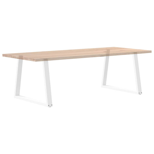 V-Form Tischbeine, 90 cm, Weiß, 2er Set