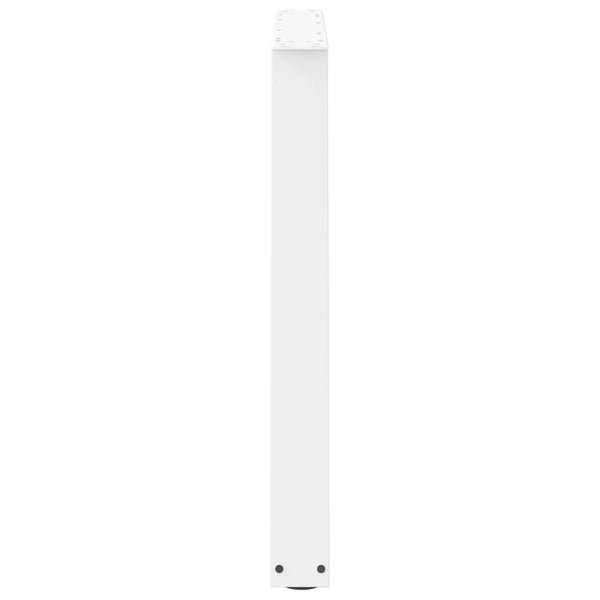 V-Form Tischbeine, 100 cm, Weiß, 2er-Set