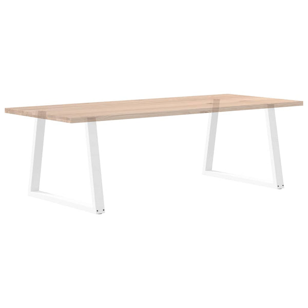 V-Form Tischbeine, 100 cm, Weiß, 2er-Set