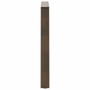 V-Form Tischbeine, Naturstahl, 100cm, 2er-Set