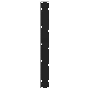 Esstischbeine V-Form, 70 cm, Schwarz, 3er-Set
