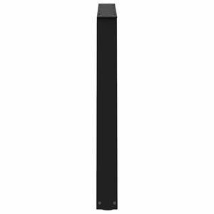 Esstischbeine V-Form, 100 cm, Schwarz, 3er-Set