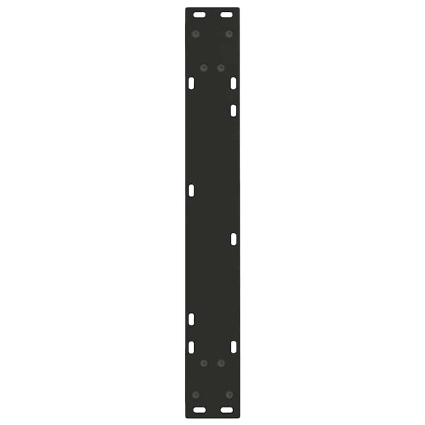 Esstischbeine V-Form Schwarz, 2er Set