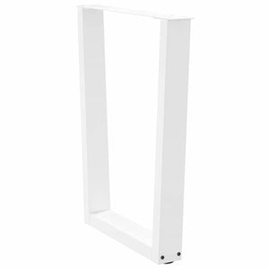 V-Form Tischbeine, 60 cm, Weiß, 2er-Set