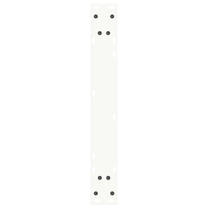 V-Form Tischbeine, 60 cm, Weiß, 2er-Set