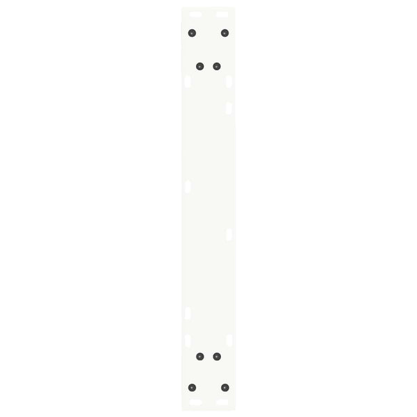 V-Form Tischbeine, 60 cm, Weiß, 2er-Set
