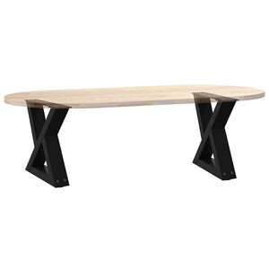 Schwarze Couchtischbeine, 30 cm, 2er-Set