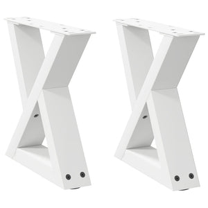 Weiße Couchtischbeine, 30 cm, 2er-Set