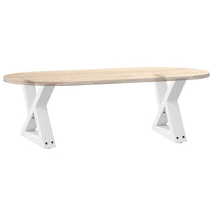 Weiße Couchtischbeine, 30 cm, 2er-Set