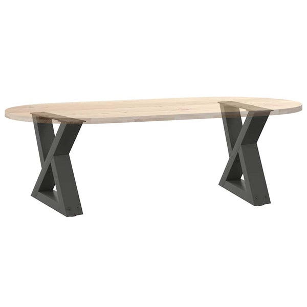 Couchtischbeine Anthrazit, 2er Set