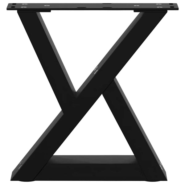 Couchtischbeine Schwarz 40cm, 2er Set
