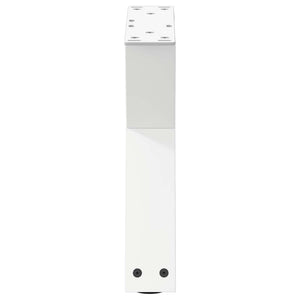 Couchtischbeine, 2er Set, Weiß, 40 cm Stahl