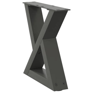 Couchtischbeine Anthrazit, 2er-Set